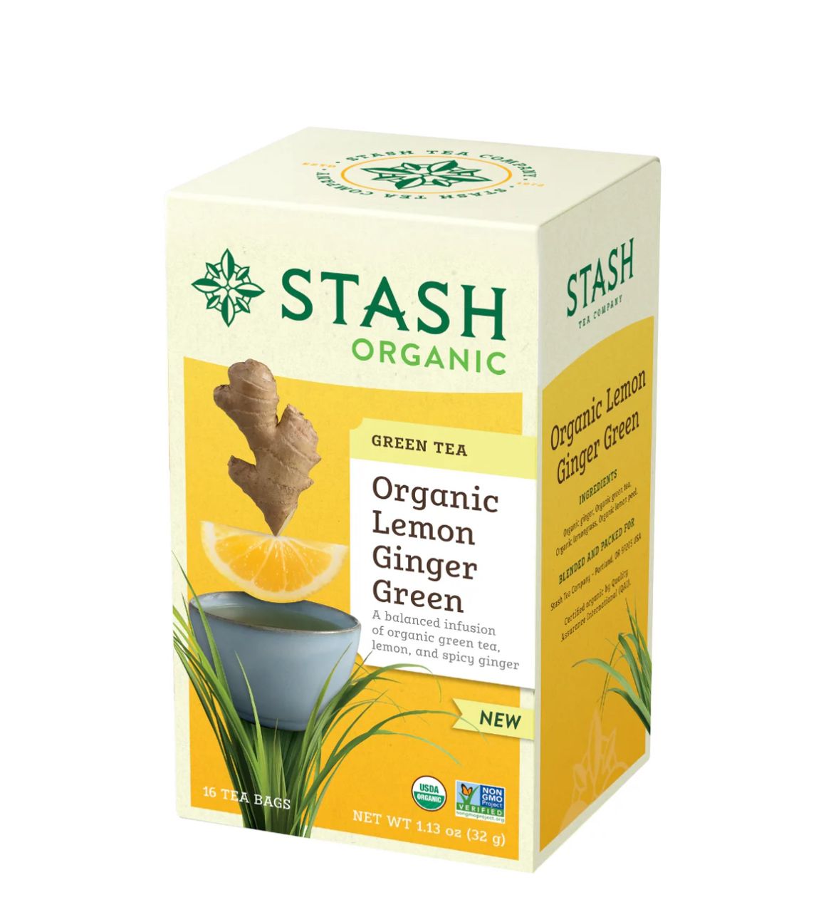 Organic Lemon Ginger Green