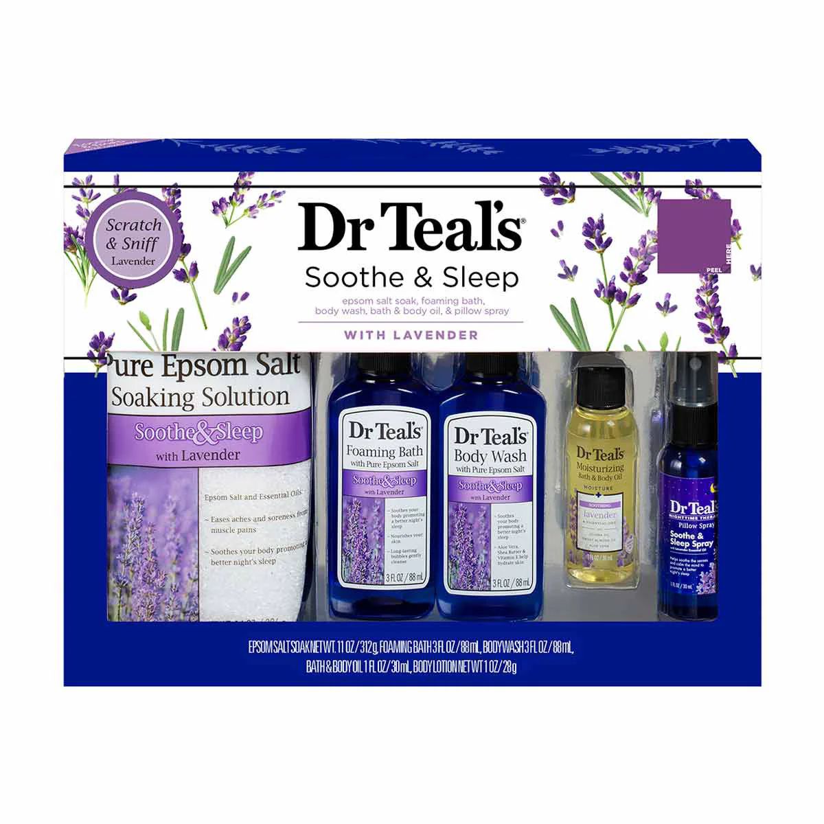 Dr Teals Soothe & Sleep With Lavender Gift Sets