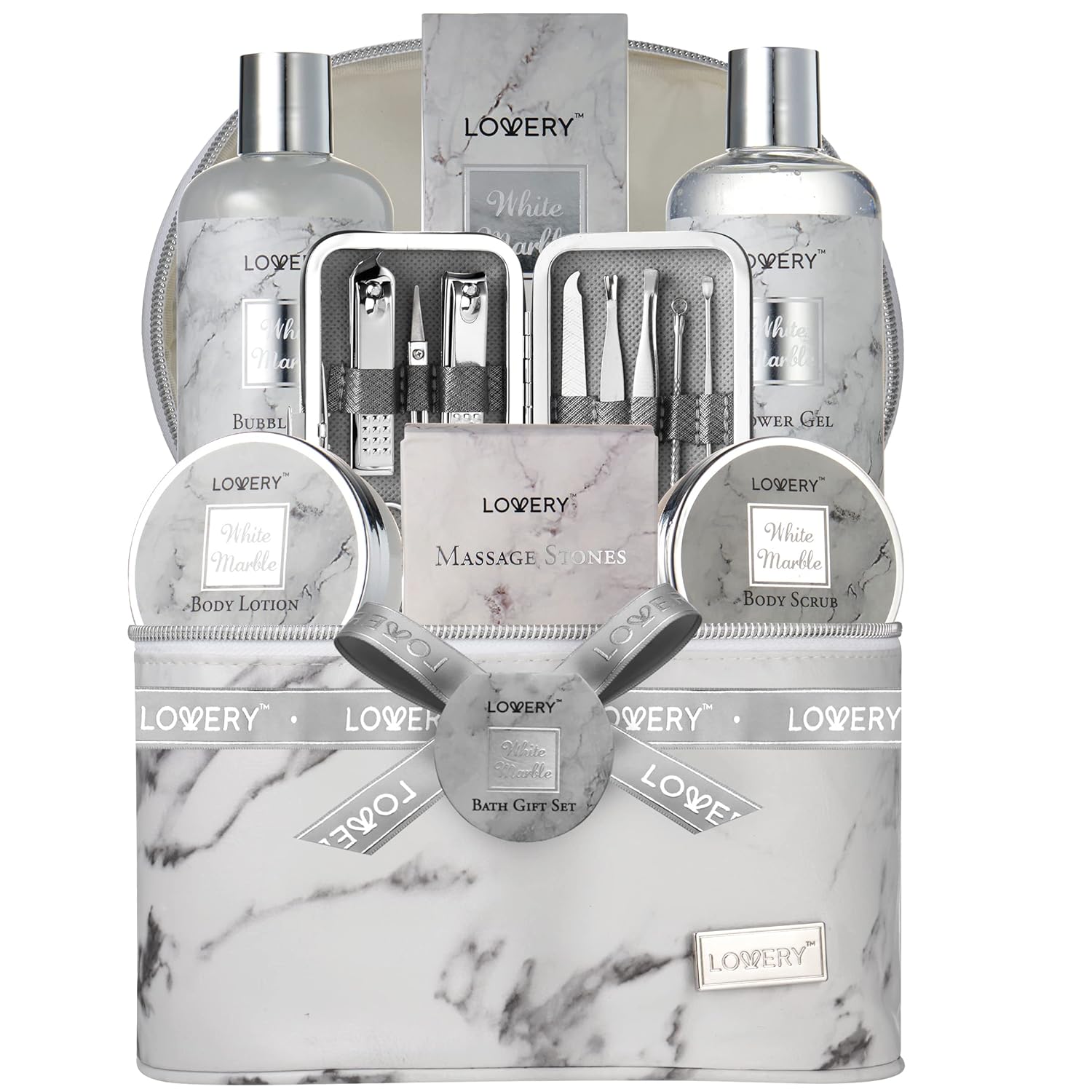 White Marble Gift Set