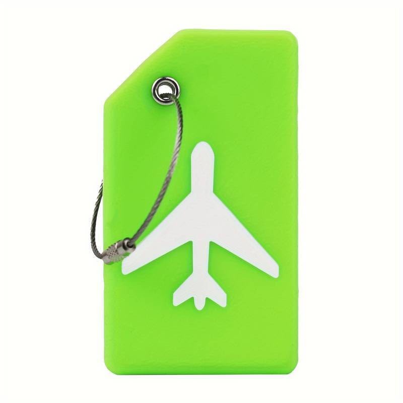 Green Silicone Luggage Tag